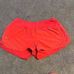 Champion Women's Bright Red/Pink Athletic Shorts